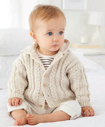 King Cole Prem-Newborn Baby Knitting Book 3 – Little book of Cardigans ...