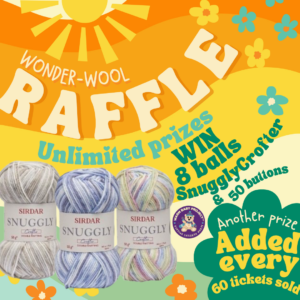 Entry- Sirdar snuggly Crofter, buttons & WBP Bundle - TICKET ENTRY