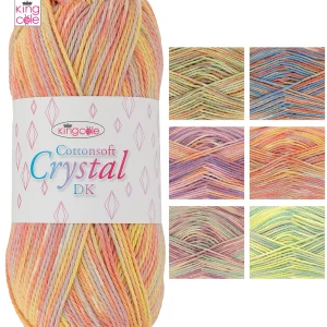 King Cole Cottonsoft Crystal DK Yarn - 100g
